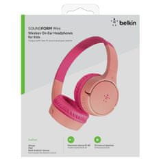 Belkin slušalice, bežične, za djecu, ružičaste