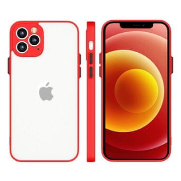 HURTEL Hurtel Milky Case silikonska maska za Xiaomi Redmi Note 10 / Note 10S, crvena