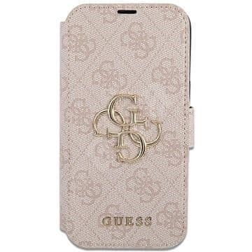 Guess Big Logo maskica za iPhone 13 Pro, preklopna, roza (GUBKP13L4GMGPI)