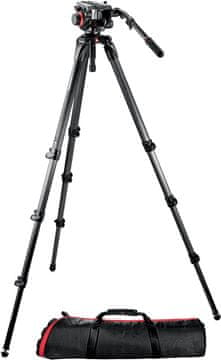 Manfrotto 504 fluidna video glava i 536 karbonski stativ + torba (504HD, 536K)