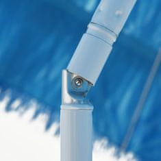 Vidaxl Suncobran za plažu Hawaii plavi 180 cm