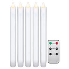 Goobay LED štapna svijeća, bijela, 5 komada (49867)