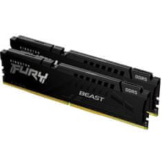 Kingston Fury Beast memorija (RAM), DDR5, 32 GB (2x16GB), 5200 MHz (KF552C40BBK2-32)