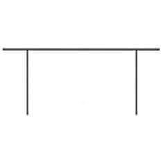 Vidaxl Tenda na ručno uvlačenje s LED svjetlima 6 x 3,5 m žuto-bijela