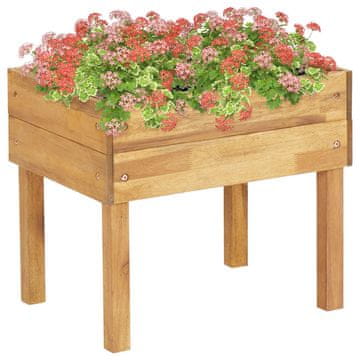Vidaxl Visoka vrtna žardinjera, 50x40x45 cm, masivno drvo akacije