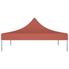 Vidaxl Krov za šator za zabave 3 x 3 m terakota 270 g/m²
