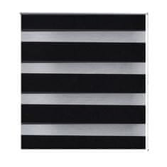 Vidaxl Zebra rolo zavjesa 140 x 175 cm crna
