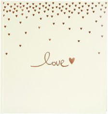 Goldbuch Raining Hearts foto album, 30 x 31 cm, 60 strana, boja marelice