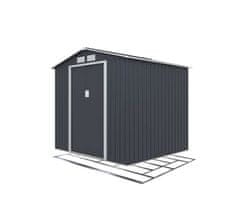 IWHOME Vrtna Kućica ARES A s Podnom Konstrukcijom, Antracit, 2,71 m²