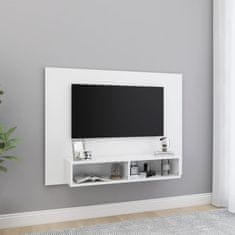 Vidaxl Zidni TV ormarić bijeli 120 x 23,5 x 90 cm konstruirano drvo
