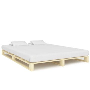 Vidaxl Okvir za krevet od paleta, masivno borovo drvo, 160 x 200 cm