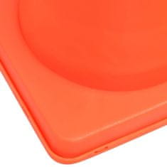 Vidaxl Sklopivi prometni čunjevi 10 kom 42 cm