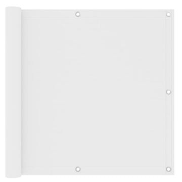 Vidaxl Balkonski zastor bijeli 90 x 300 cm od tkanine Oxford