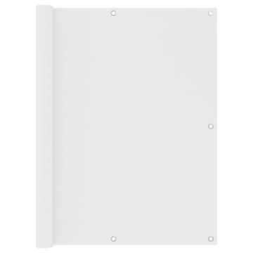 Vidaxl Balkonski zastor bijeli 120 x 300 cm od tkanine Oxford