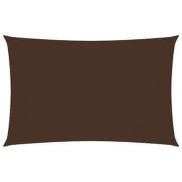 Vidaxl Jedro protiv sunca od tkanine Oxford pravokutno 2,5 x 5 m smeđe
