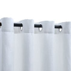 Vidaxl Zavjese za zamračivanje s prstenima 2 kom sivobijele 140x175 cm