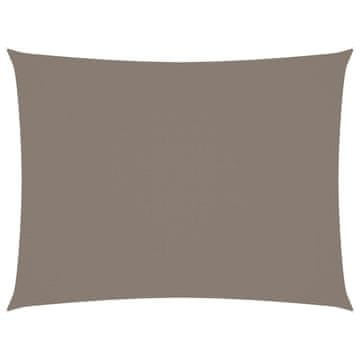 Vidaxl Jedro protiv sunca od tkanine pravokutno 2 x 3,5 m smeđe-sivo