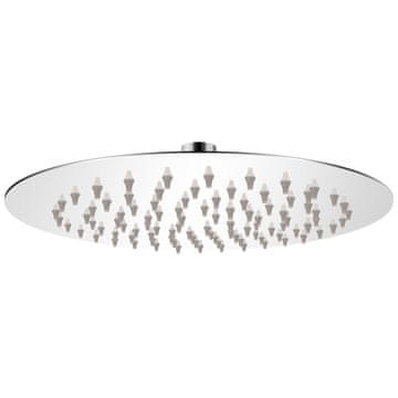 Vidaxl Glava za nadglavni tuš od nehrđajućeg čelika 20 cm okrugla