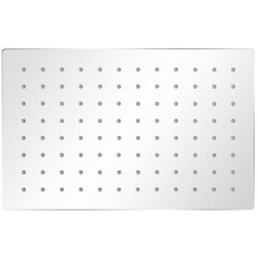 Vidaxl Glava za nadglavni tuš nehrđajući čelik 20 x 30 cm pravokutna