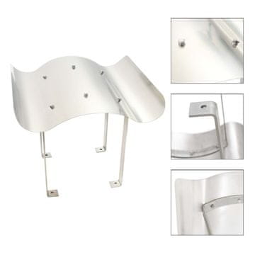 Vidaxl Kapa za dimnjak od nehrđajućeg čelika 60 x 80 x 39 cm