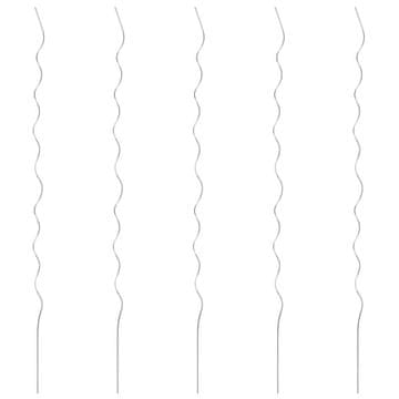 Vidaxl Spiralni nosači za biljke, 5 kom, 170 cm, pocinčani čelik