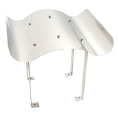 Vidaxl Kapa za dimnjak od nehrđajućeg čelika 70 x 70 x 37 cm