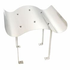 Vidaxl Kapa za dimnjak od nehrđajućeg čelika 60 x 80 x 39 cm