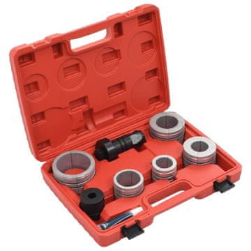 Vidaxl 8-dijelni set za proširenje cijevi od ugljičnog čelika i aluminija