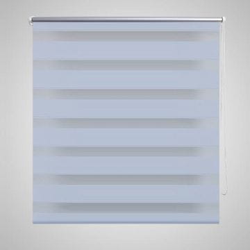 Vidaxl Zebra rolo zavjesa (40 x 100 cm) bijela