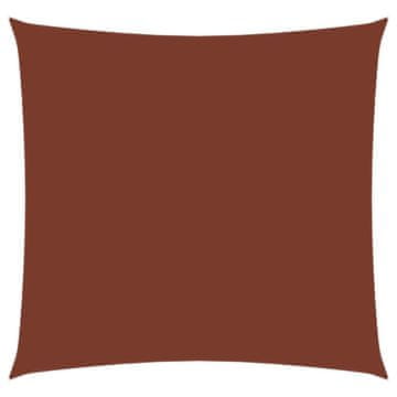 Vidaxl Jedro protiv sunca od tkanine četvrtasto 2,5 x 2,5 m boja cigle