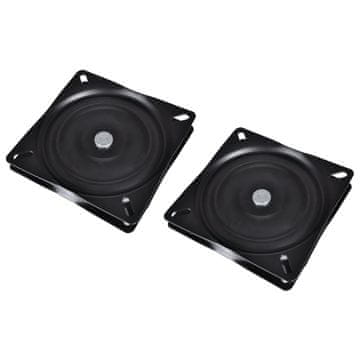 Vidaxl Okretne baze za brodska sjedala 2 kom standardne 160x160x2,5 mm