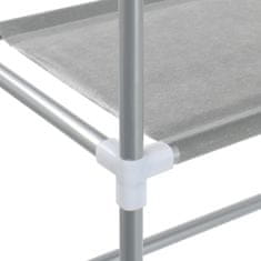 Vidaxl Ormarić za perilicu rublja s 3 etaže, srebrni, 69x28x169 cm