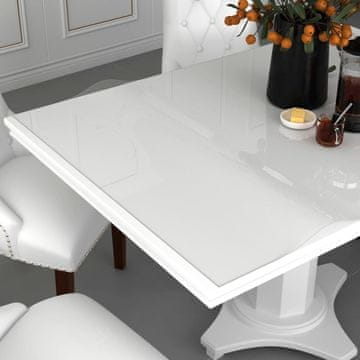 Vidaxl Prozirna zaštitna podloga za stol 120 x 60 cm 2 mm PVC