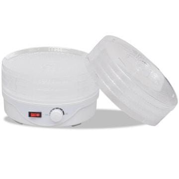 Vidaxl Dehidrator hrane sa 6 složivih pladnjeva (okrugli)