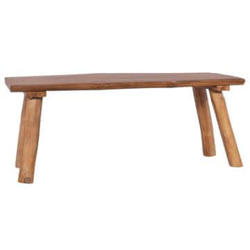 Vidaxl Vrtna klupa 120 cm od punog tikovine