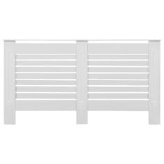 Vidaxl Pokrovi za radijator 2 kom bijeli 152 x 19 x 81,5 cm MDF