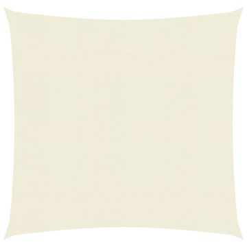 Vidaxl Jedro za zaštitu od sunca 160 g/m² krem 4 x 4 m HDPE