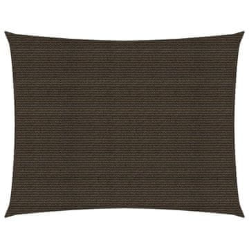 Vidaxl Jedro za sjenu, 160 g/m², Smeđa, 2x3 m, HDPE