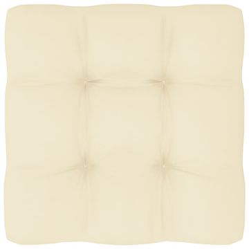 Vidaxl Jastuk za palete krem 60 x 60 x 12 cm od tkanine