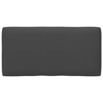 Vidaxl Jastuk za palete antracit 80 x 40 x 12 cm od tkanine