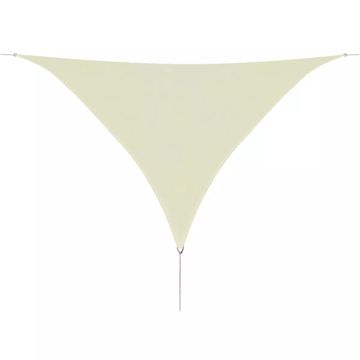 Vidaxl Sjenica Jedro HDPE Trokutasta 3.6x3.6x3.6 m Krem