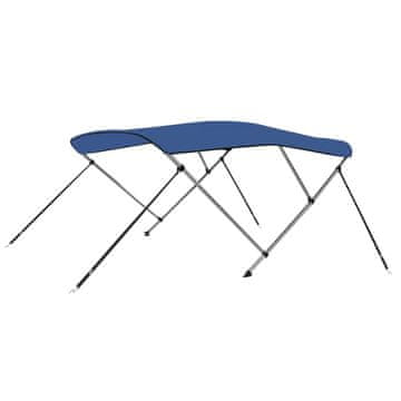 Vidaxl Tenda bimini s 3 luka plava 183 x 180 x 137 cm