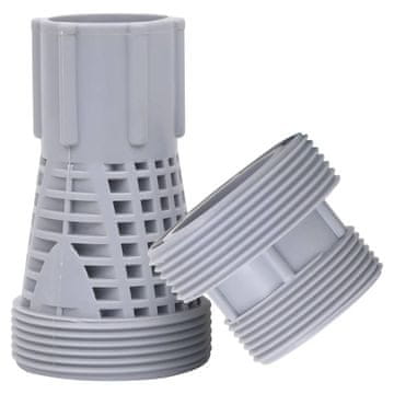 Vidaxl 2-dijelni priključci za crijevo za bazen plastični