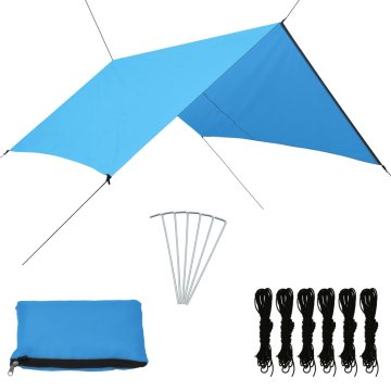 Vidaxl Kamperska cerada, 3 x 2,85 m, plava