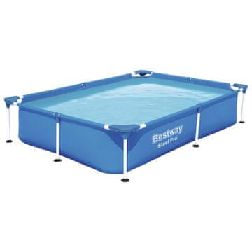 Vidaxl Steel Pro bazen 221 x 150 x 43 cm