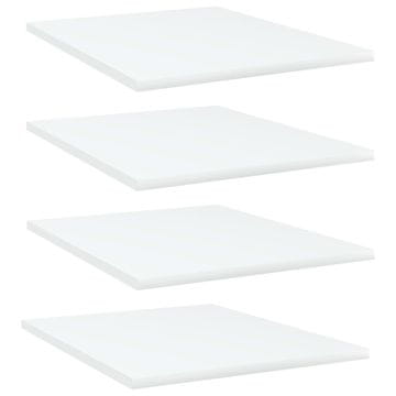 Vidaxl Police za knjige 4 kom bijele 40 x 50 x 1,5 cm od iverice