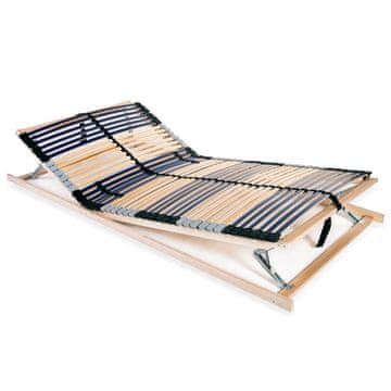 Vidaxl Okvir kreveta s 42 letvice, 7 zona, 140 x 200 cm