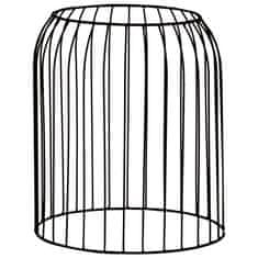 Vidaxl Stolići za kavu 3 kom crni