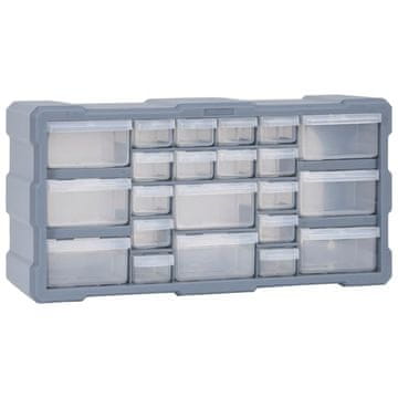 Vidaxl Organizator s 22 ladice 49 x 16 x 25,5 cm