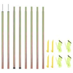 Vidaxl Šipke za jedro protiv sunca 2 kom 250 cm od pocinčanog čelika